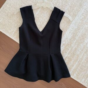 Elegant Black Sleeveless Top